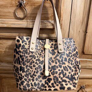 Charming Charlie Leopard Print Handbag/Crossbody~ EUC (Bin 5)